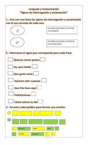 Signos de interrogación y exclamación