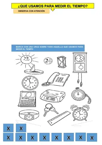 Instrumentos para medir el tiempo