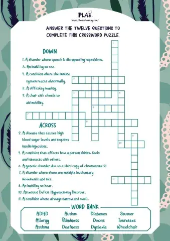 Just Ask - Crossword Puzzle