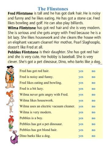 Reading - The Flinstones