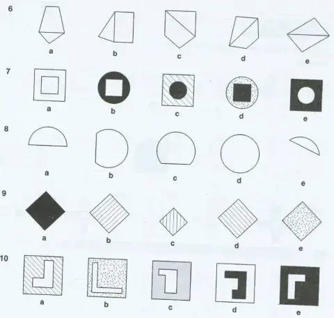Worksheet on non verbal-reasoning
