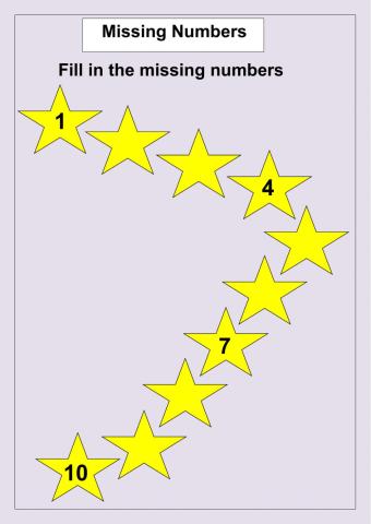 Math- 1-10 number family