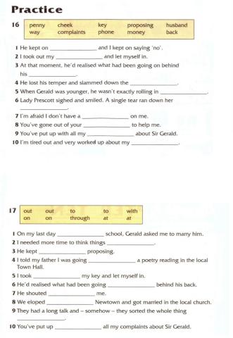 Phrasal verbs in context 9