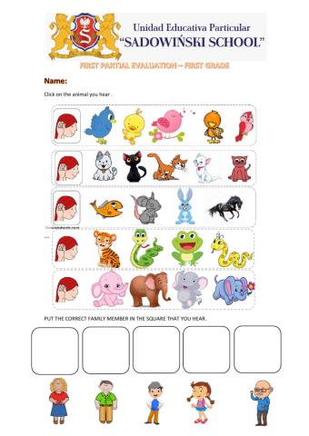 1st partial evaluation test