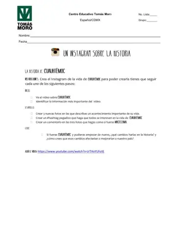 La Historia sobre Cuauhtémoc