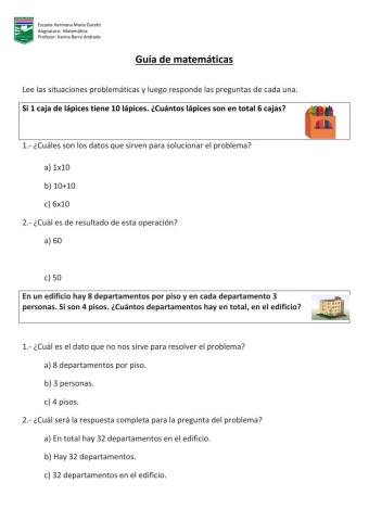 Guía de Matemática