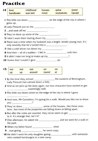 Phrasal verbs in context 8-2