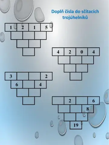 Sčítací trojúhelníky 1