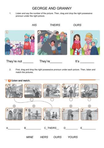 Possessive Pronouns (George and Granny)