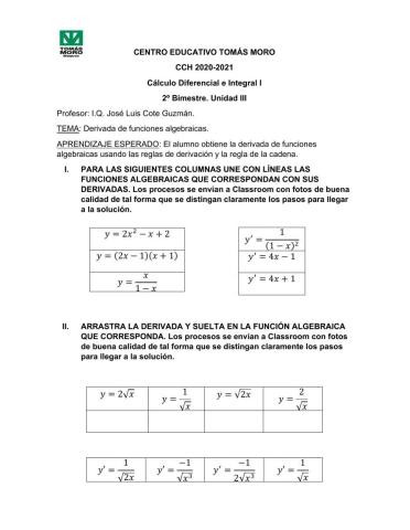 Derivación algebraica