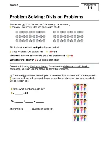 Problem Solving with Division