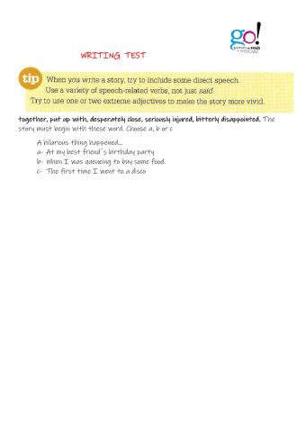 Write a funny anecdote