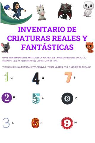 Animales reales en el universo de HP