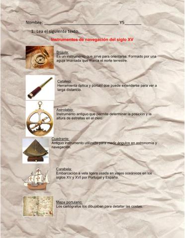 Comprensión avances sXV