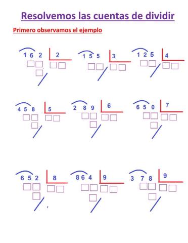 División por una cifra