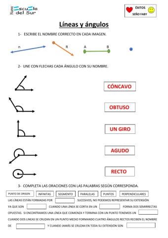 Líneas y ángulos