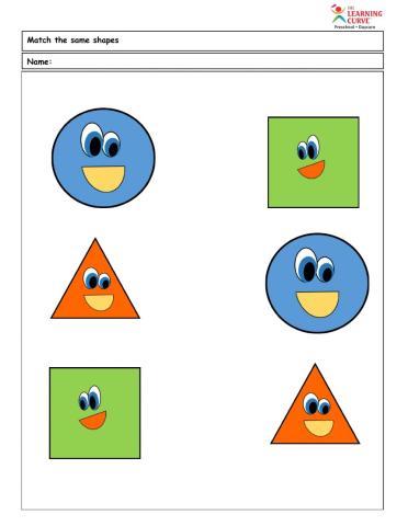 Match the same shapes