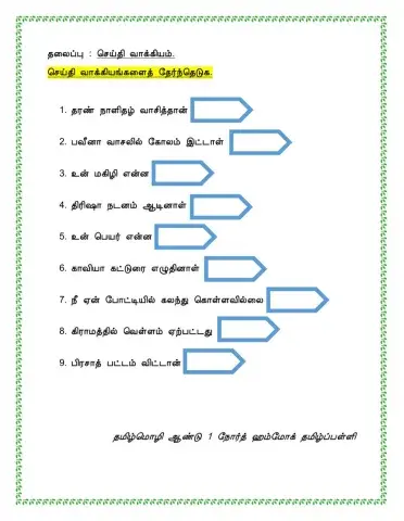செய்தி வாக்கியம்