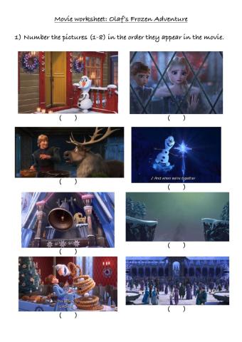 Movie: Olaf's Frozen Adventure
