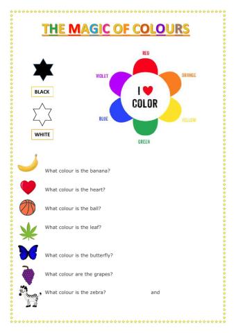 The magic of colours