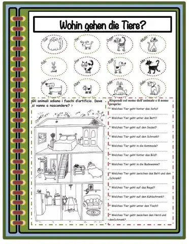 Wohin gehen die Tiere?