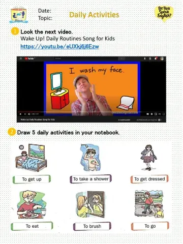 Daily Routines (semana 1)