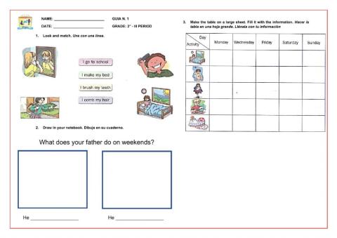 Daily activities Exercise