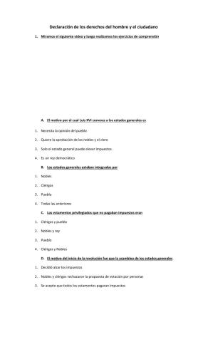 Declaración del Hombre y del Ciudadano