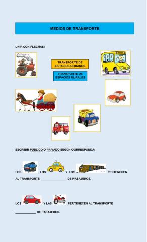 Medios de transporte
