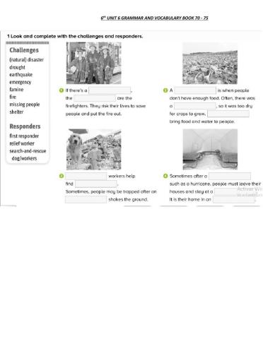 Unit 6 Grammar and vocabulary (2)