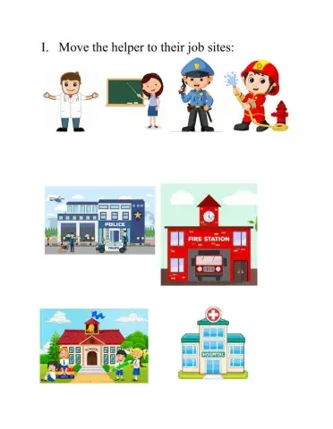 My home,community helpers,My family