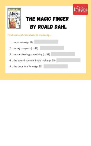 The Magic finger by Roald Dahl