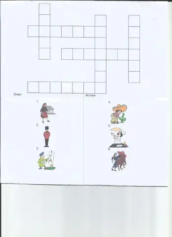 NATIONALITIES (CROSSWORD)