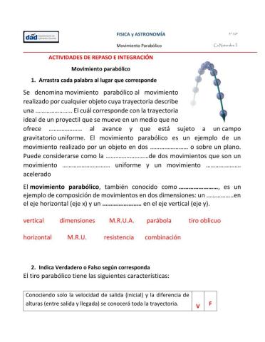Integración Mov Parabólico