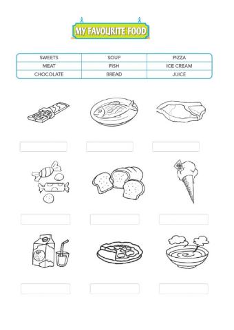 Food vocabulary