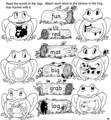 Match the rhyming words!