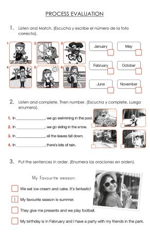 Months and Seasons 2