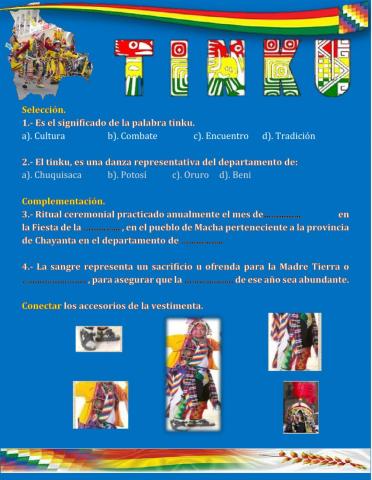 Danza tinku boliviano