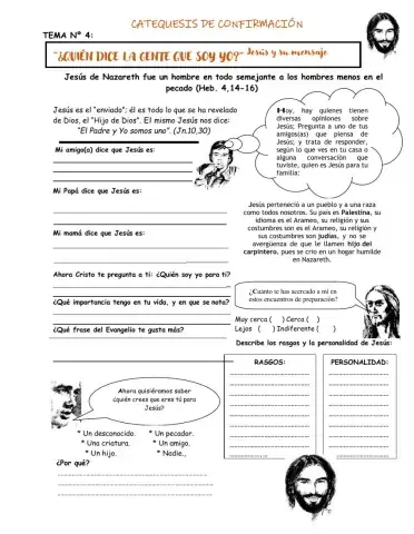 ¿Quién dice la gente que soy yo?