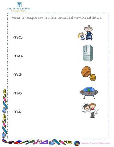 Sílabas na ne ni no nu