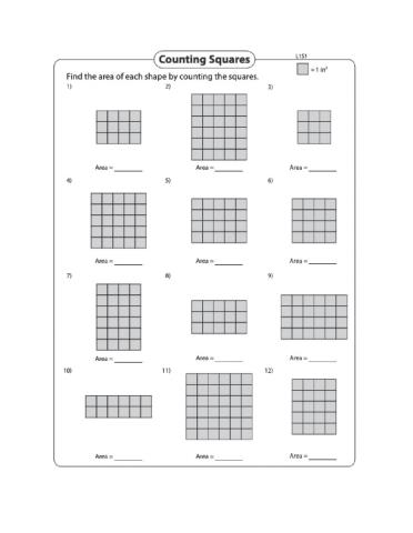 Area - Counting Squares - Day 1 Level 2