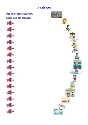 ELE A1.1 ACCIONES verbos regulares1