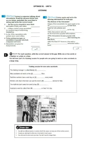Unit test 8 listening b1