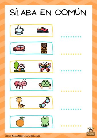 Sílaba en común