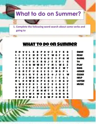 WHat to do on Summer