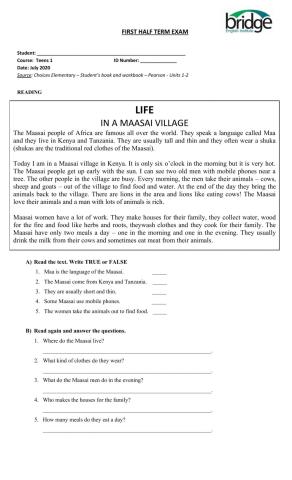 FHTE - Reading - Teens 1