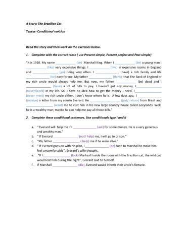 A story: The Brazilian cat