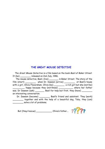 Basil, the mouse detective