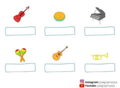Instrumentos Musicales (nombres)
