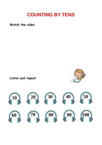 Counting by tens